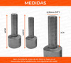 14 Piezas Kit Tubos Bocallaves Hexagonal Milimetrica Pulgada 2