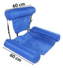 Cadeira Poltrona Boia Flutuante Importway Azul Ajustável 1