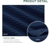 Funda Elástica Almoahadones Reversible Chicas Azul Oscuro 1