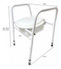 Silla Inodoro Portatil Adulto Suplemento Ortopedico +canasto 2