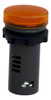 Sinalizador Led 22mm 220v Laranja Ambar Schneider 1