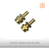 Conector 3/8 P/ Tubo De Cobre União P/ Tubo De Cobre 3/8 2