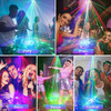Wuzstar Dj Party Lights, 21 Lente Rgb Uv Disco Strobe Light 2