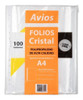 Folios Avios A4 5 Paquetes De 100 U. C/ Borde Blanco 40 Mic. 0