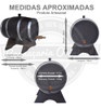 Barril Carote Pipa Madeira Cachaça Carvalho Escuro 1 Litro 4