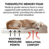 Furhaven Memory Foam Plush Y Suede Dog Couch Sofá Cama Para 1