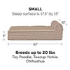 Furhaven Memory Foam Plush Y Suede Dog Couch Sofá Cama Para 2