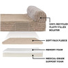 Furhaven Memory Foam Plush Y Suede Dog Couch Sofá Cama Para 3