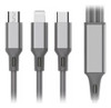 Muilticable 3 En 1 Micro Usb/ iPhone/ Tipo C 0