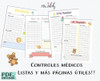 Kit Imprimible Agenda De Embarazo Diario Embarazada Control 5