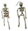 Kit Com 04 Mini Esqueletos Plásticos Enfeite Halloween 0