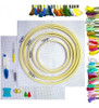 Kit Ponto Russo Bordado + 5 Bastidores + Linhas 50 Cores 5