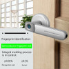 Fechadura De Porta Com Impressão Digital, Entrada Biométrica 4
