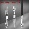 Daiertek Rg59 Rg6 Bnc Conectores Macho Sin Soldadura Bnc Con 3