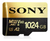 Memory Card Logo Sony Micro Sd 1tb Gold 0