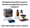 Kit Restaurador Revividor Pulidor De Faros Ópticas De Auto 6