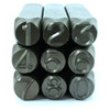 Juego Numeros De Golpe 56 Rc 12mm 0