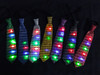 Combo 5 Corbatas Led + 5 Moños Lentejuelas Led Colores 1