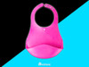 Babador Cata Migalhas De Plástico Rosa Kababy 1038br 1