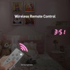 Covery Reloj De Pared Digital Rosa, Relojes De Escritorio Le 2