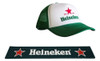 Bar Mat Esterilla Heineken Escurridor Barra Boliche + Gorra 0