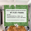 Cesped Vertical Artificial X12 Jardin Pared Muro Verde Pasto 3