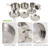 Conjunto De Utensílios De Cozinha Para Acampamento, Caminhad 2