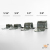Grampas Omega Abrazadera Metalica Borome 5/8 Pg X 1000u. 4