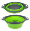 Colador Circular Silicona Plegable Escurridor Pasta Cocina 2