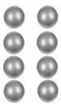 8 Pelotas Pilates Medicinal Yoga Esferodinamia 65cm Fdn 1