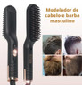 Escova De Alisamento Barba Cabelo 2em1 Profissional S/frizz 2