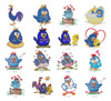 90 Matrices P/maquinas De Bordar Gallina Pintadita Y Numeros 3