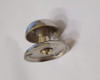 Pomo Fijo Liso Bronce Platil Lupum Roseta De 70mm 2