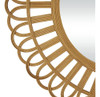 Deco 79 Rattan Starburst Espejo De Pared, 35  X 1  X 35 , Ma 3
