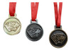 Set X3 Medalla Metal Truco 35mm Dorada Plateada Bronce 0