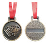 Set X3 Medalla Metal Truco 35mm Dorada Plateada Bronce 3