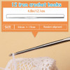 Kit De 110 Piezas De Crochet Para Principiantes - Negro 3