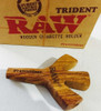 Raw Boquilla Tridente Raw De Madera Triple Pipa / X3 1