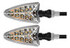 Kit 4 Faros Giro Guiño Led Moto Ambar 12v Trasero Delantero 4