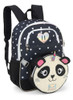 Kit De Mochila De Costas Panda Efeito Pelúcia Com 4 Peças 2