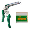 Pinza Abrochadora Jaulas Y Paneles + 3 Cajas De Clips 0