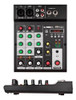 Mixer Consola 4 Canales Bluetooth Usb Efectos Mp3 Dj Ross M4 5