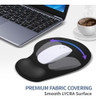 Alfombrilla De Mouse Ergonómica Con Soporte Para 1
