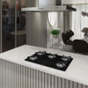 Cooktop 5 Bocas Preto Inox Mesa Em Vidro Nardelli 4