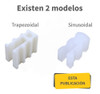 Soporte Plástico Para Chapa Plástica Y Policarbonato X 100u 2