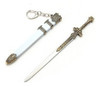 Espada Funda Arma Metal Modelo Acción Figura Antigua Muñeca 1