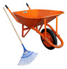 Carretilla Plana R/maciza + Escobilla Combo Jardín Hermasur® 0