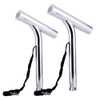 2pcs Del Nuevo Estilo Sliler Muy Pulido Inoxidable Soporte E 0