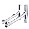2pcs Del Nuevo Estilo Sliler Muy Pulido Inoxidable Soporte E 1