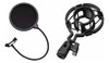 Kit Suporte Aranha Simples Shock Mount Pop Filter Microfone 0